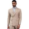 imageSTACY ADAMS Suits 3pc Suit SetDouble Breasted Jacket Vest and Dress PantsHybridFit SuitsTan