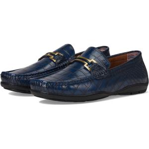 imageStacy Adams Mens Embrey Moc Toe Driver LoaferNavy