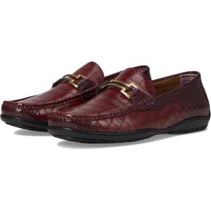 imageStacy Adams Mens Embrey Moc Toe Driver LoaferWine