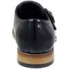 imageSTACY ADAMS Mens Desmond CapToe MonkStrap Slipon LoaferBlack