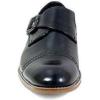 imageSTACY ADAMS Mens Desmond CapToe MonkStrap Slipon LoaferBlack