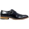 imageSTACY ADAMS Mens Desmond CapToe MonkStrap Slipon LoaferBlack