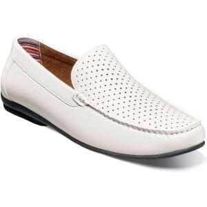 imageSTACY ADAMS Mens Conroy Moc Toe Driver LoaferWhite