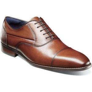 imageSTACY ADAMS Mens Kallum Cap Toe OxfordCognac