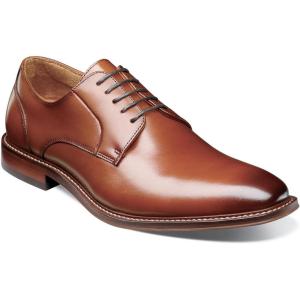 imageSTACY ADAMS Mens Marlton Plain Toe OxfordCognac