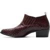 imageSTACY ADAMS Mens Sandoval Heeled Ankle BootBurgundy