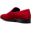 imageSTACY ADAMS Mens Saunders Velour Slip on LoaferRed
