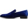 imageSTACY ADAMS Mens Saunders Velour Slip on LoaferRoyal Blue