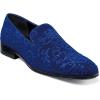 imageSTACY ADAMS Mens Saunders Velour Slip on LoaferRoyal Blue