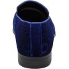 imageSTACY ADAMS Mens Saunders Velour Slip on LoaferRoyal Blue