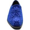 imageSTACY ADAMS Mens Saunders Velour Slip on LoaferRoyal Blue