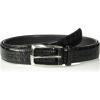 imageStacy Adams Mens Ozzie Big ampamp Tall Croc Embossed BeltBlack