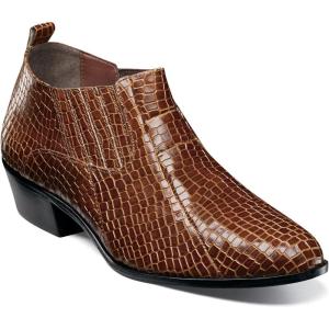 imageSTACY ADAMS Mens Sandoval Heeled Ankle BootCognac