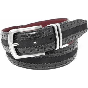 imageStacy Adams mens Gustavo Faux Sede Fasion BeltBlack