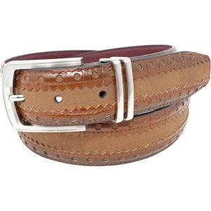 imageStacy Adams mens Gustavo Faux Sede Fasion BeltCognac