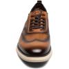 imageStacy Adams Mens Edgewood Wingtip Elastic Lace OxfordCognac