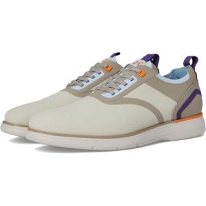 imageStacy Adams Mens Everidge Elastic Lace SneakerCream Multi