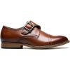 imageSTACY ADAMS boys Desmond Captoe Monk Strap Loafer Cognac 135 Big Kid US