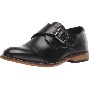 imageStacy Adams Boys Desmond Monk Strap  Little Kid ampamp Big KidBlack