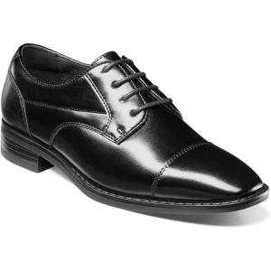 imageStacy Adams Boys Kallum Cap Toe Oxford Black 125 Big Kid