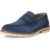 imageStacy Adams Mens Hopkins Penny Slip on LoaferNavy Suede