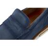 imageStacy Adams Mens Hopkins Penny Slip on LoaferNavy Suede
