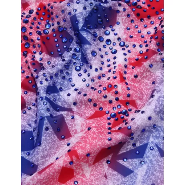 Zaclotre Kid Girls Gymnastic Leotard Long Sleeve Color Gradient Sparkly Ballet Dance One Piece OutfitRainbow Stars