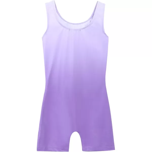 Zaclotre Kid Girls Gymnastic Leotard Sparkly Shiny Diamond Ballet Dance One Piece OutfitShiny Lilac