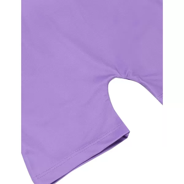 Zaclotre Kid Girls Gymnastic Leotard Sparkly Shiny Diamond Ballet Dance One Piece OutfitShiny Lilac