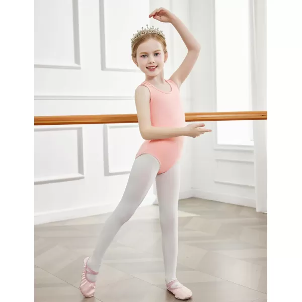 Zaclotre Ballet Leotard for Girls Crisscross Straps Gymnastic Outfits Hollow Back Dance LeotardsPink