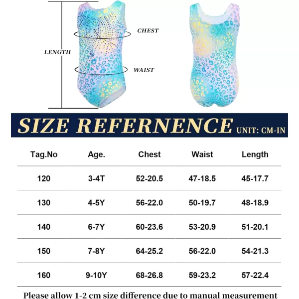 Zaclotre Gymnastics Leotards for Girls with Shorts Rainbow Star Leopard Toddler Kids Sparkly Dance Outfits BiketardMulticolor Leopard