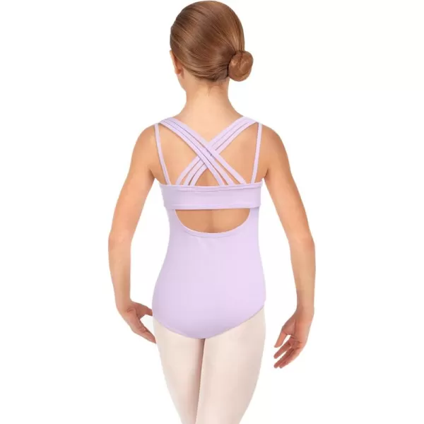 Zaclotre Ballet Leotard for Girls Crisscross Straps Gymnastic Outfits Hollow Back Dance LeotardsPurple