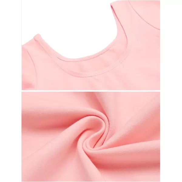 Zaclotre Girls Ballet Leotards with Irregular 2Layer Skirts Long Sleeve Dance Dress Toddler Ballerina OutfitsBallet Pink