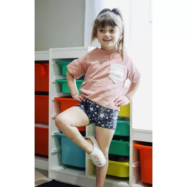 Zaclotre Kid Girls Gymnastic Shorts Ballet Dance Sparkle Short Tumbling Athletic Gymnastics LeotardsBlack Star
