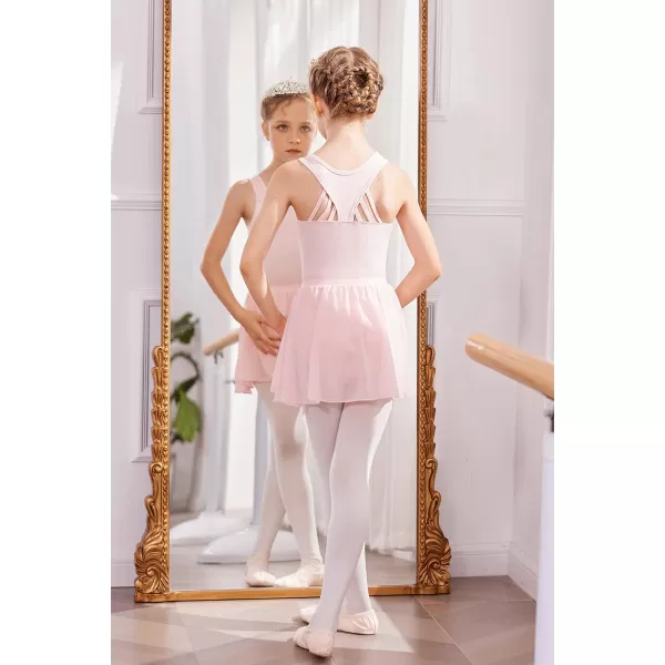 Zaclotre 3 Pack Girls Ballet Skirts Dance Skirt Chiffon Wrap for ToddlerKidsLittle Girl Dancewear3pack BlackDark PinkYellow
