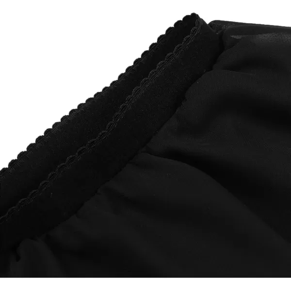 Zaclotre 3 Pack Girls Ballet Skirts Dance Skirt Chiffon Wrap for ToddlerKidsLittle Girl DancewearBlack