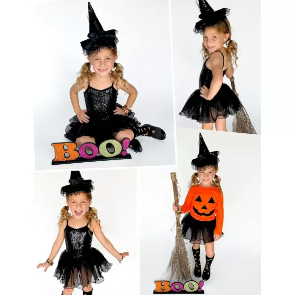 Zaclotre Little Girls Sequin Leotard Sparkly Strap Ballet Leotards Tutu Dress Ballerina Outfit Dance Costume for KidsBlack