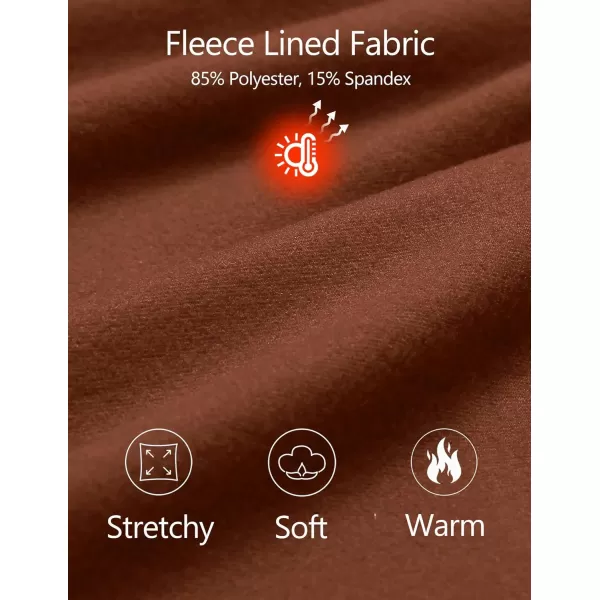 imageZaclotre Girls Fleece Jacket with 4 Pockets Long Sleeve Zip Up Warm Athletic Winter Coat Kids Sweatshirt for 514 YBrown