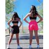 imageZaclotre Girls Athletic Shorts with Zipper Pockets 2 in 1 Kid Workout Running Volleyball Soccer Shorts with LinerBlack