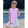 imageZaclotre Girls Athletic Tank Tops Lightweight Stretchy Soft Basic Sleeveless Shirts for Kid Summer ClothesLilac