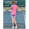 imageZaclotre Girls Athletic Tank Tops Lightweight Stretchy Soft Basic Sleeveless Shirts for Kid Summer ClothesNeon Pink