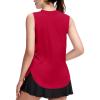 imageZaclotre Girls Athletic Tank Tops Lightweight Stretchy Soft Basic Sleeveless Shirts for Kid Summer ClothesRed