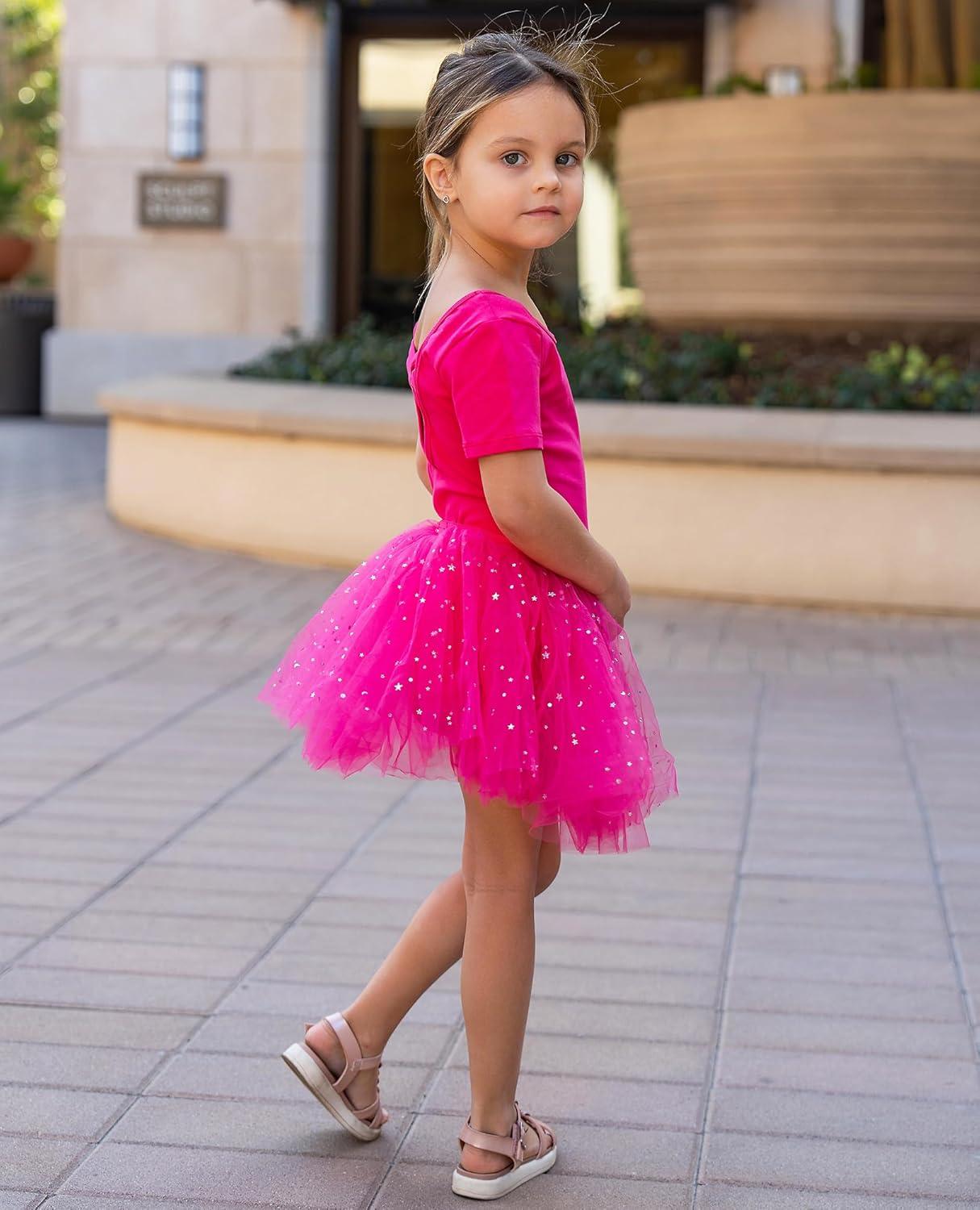 Ballet Leotard DIPUG Girls With Skirt - Cotton Dance Leotard For