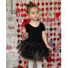 imageZaclotre Girls Ballet Leotards Short Sleeve Bow Back Tutu Ballerina Costume Toddler Dance Dress Outfit ComboBlack