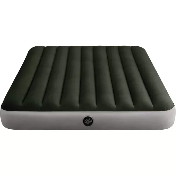 INTEX 64779E DuraBeam Standard Prestige Air Mattress FiberTech  Queen Size  HandHeld Battery Pump  10in Bed Height  600lb Weight CapacityQueen US Standard