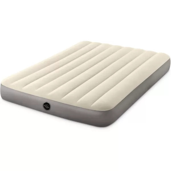 Intex 64102E DuraBeam Standard SingleHigh Air Mattress FiberTech  Full Size  10in Bed Height  600lb Weight Capacity  Pump Sold SeparatelyFull