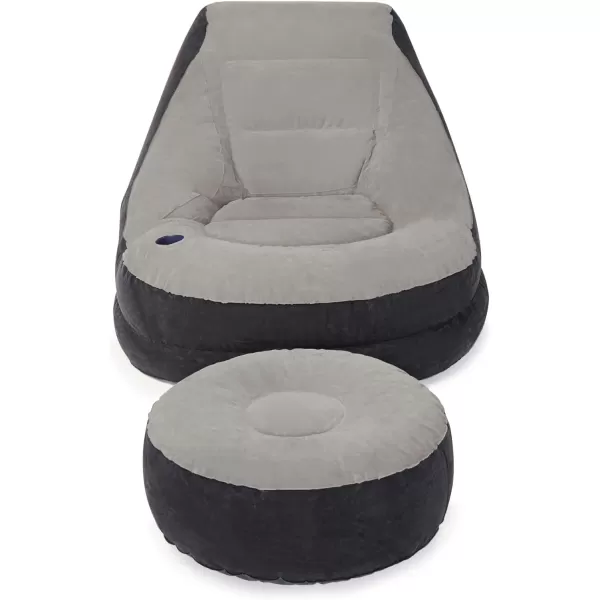 Intex Inflatable Ultra Lounge with Ottoman1 Pack