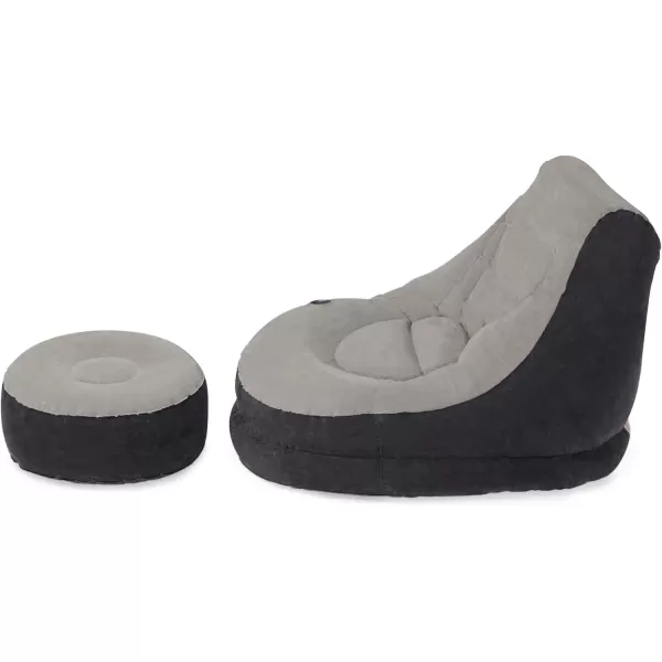 Intex Inflatable Ultra Lounge with Ottoman1 Pack