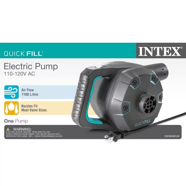 Intex Intex QuickFill 120 Volt Deluxe AC Electric Pumpgray