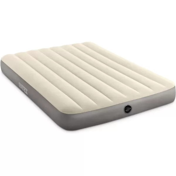 Intex 64102E DuraBeam Standard SingleHigh Air Mattress FiberTech  Full Size  10in Bed Height  600lb Weight Capacity  Pump Sold SeparatelyFull